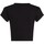 Kleidung Damen T-Shirts Calvin Klein Jeans MONOGRAM BABY TEE LV047AB802 Schwarz