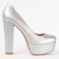 Schuhe Damen Pumps Montevita 102541 Silbern
