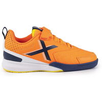Schuhe Kinder Fußballschuhe Munich Rondito kid elastic laces Orange