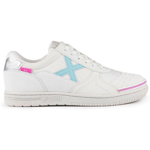 Schuhe Kinder Fußballschuhe Munich G-3 kid 1511441 BLANCO Weiss
