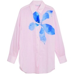 Kleidung Damen Hemden Desigual SHIRT_WATER FLOWER_LACROIX 25SWCW22 Rosa