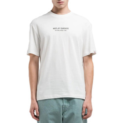 Kleidung Herren T-Shirts & Poloshirts Replay  Weiss