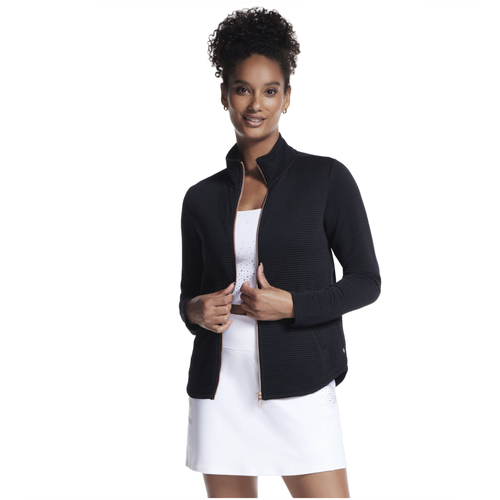 Kleidung Damen Trainingsjacken Skechers The Hoodless Hoodie GoWalk Shine Jacket Schwarz