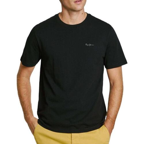 Kleidung Herren T-Shirts & Poloshirts Pepe jeans PM509206 Schwarz