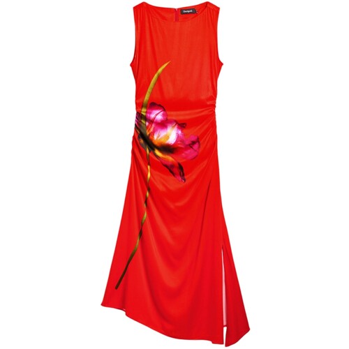 Kleidung Damen Maxikleider Desigual VEST_REIMS 25SWVW07 Rot