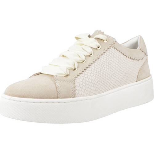 Schuhe Damen Sneaker Geox D SKYELY Beige