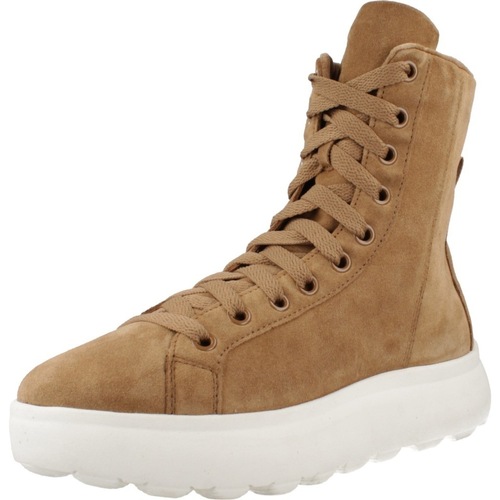 Schuhe Damen Sneaker Geox D SPHERICA EC4.1 Braun