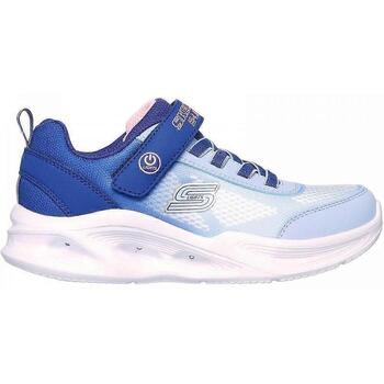 Schuhe Mädchen Sneaker Skechers Baskets fille  S-Lights: Sola Glow-Ombre Deluxe Blau
