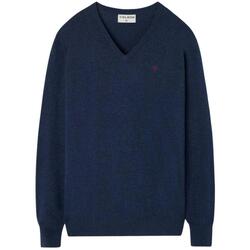 Kleidung Herren Pullover Silbon  Blau