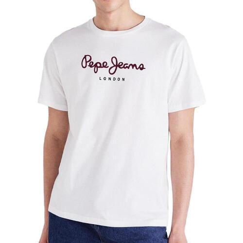Kleidung Herren T-Shirts & Poloshirts Pepe jeans PM508208 Weiss