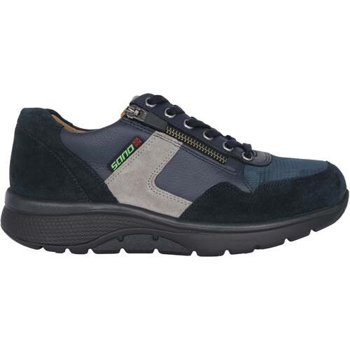 Schuhe Herren Sneaker Mephisto Amory Blau