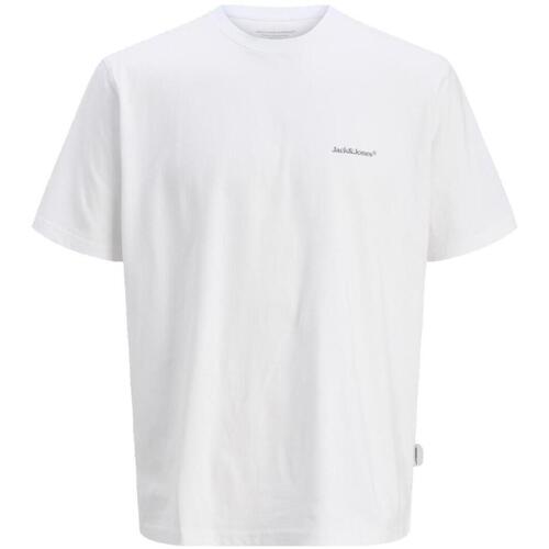 Kleidung Herren T-Shirts Jack & Jones  Weiss