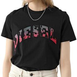 Kleidung Damen T-Shirts & Poloshirts Diesel A10646-0AAXJ Schwarz