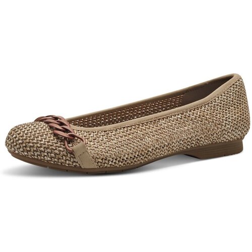 Schuhe Damen Ballerinas Jana M2217144 8-22171-44/314 Braun