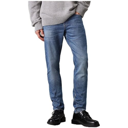 Kleidung Herren Röhrenjeans Calvin Klein Jeans J30J326527 Blau