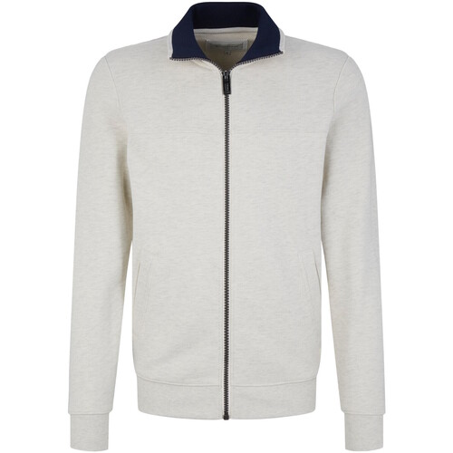 Kleidung Herren Jacken Tom Tailor Jacke Sweatjacke Weiss