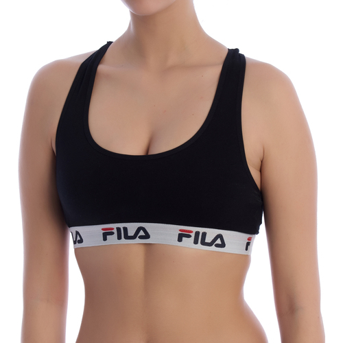 Kleidung Damen Sport BHs Fila FU6042-BLACK Schwarz