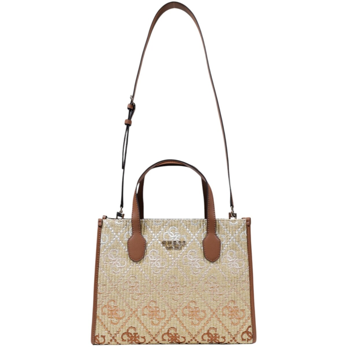 Taschen Damen Taschen Guess SILVANA 2 COMP TOTE HWSW86 65220 Beige