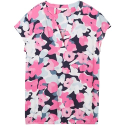 Kleidung Damen Tops / Blusen Tom Tailor Bluse Kurzarmbluse Rosa