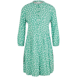 Kleidung Damen Kleider Tom Tailor Kleid Midikleid Grün