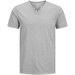 Kleidung Herren T-Shirts Jack & Jones T-Shirt Kurzarmshirt Grau