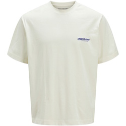 Kleidung Jungen T-Shirts Jack & Jones T-Shirt UNION BACK Kurzarmshirt Weiss
