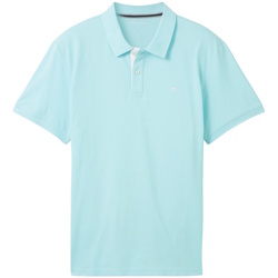 Kleidung Herren T-Shirts & Poloshirts Tom Tailor Poloshirt Kurzarmshirt mit Polokragen Blau