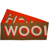 Accessoires Herren Schal Woolrich Schal BIG LOGO Herrenschal Braun
