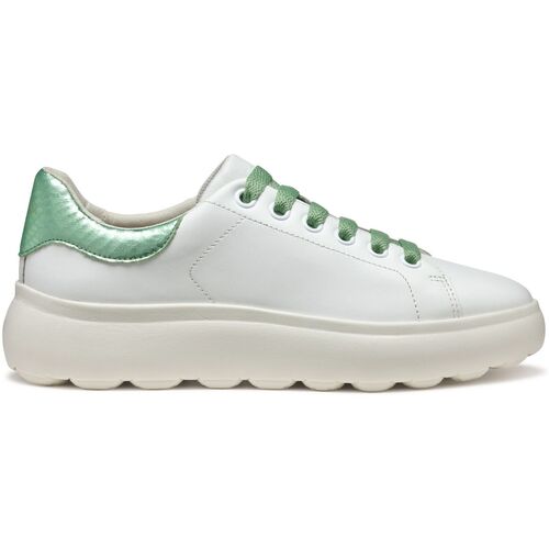 Schuhe Damen Sneaker Geox Baskets femme  Spherica EC4.1 Weiss