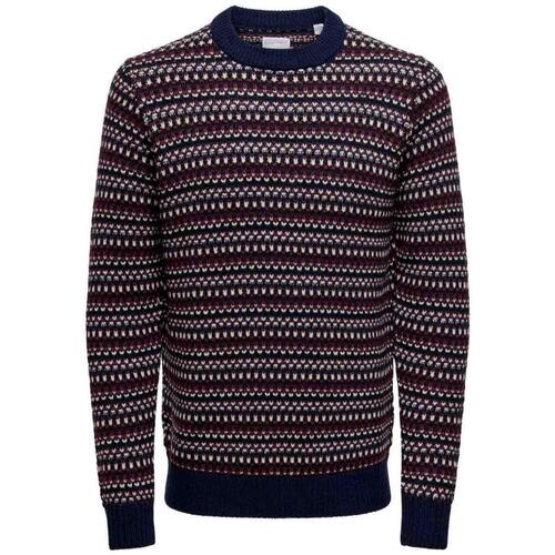 Kleidung Herren Pullover Only And Sons  Blau