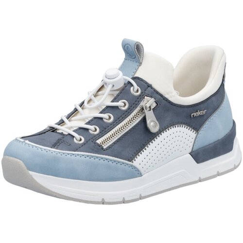 Schuhe Damen Derby-Schuhe & Richelieu Rieker Schnuerschuhe 58962-10 Blau