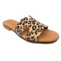 Schuhe Damen Multisportschuhe Eva Frutos 3053 Leoparden-Damensandale Multicolor