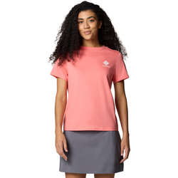 Kleidung Damen T-Shirts Columbia Rolling Bend Graphic SS Tee Rosa