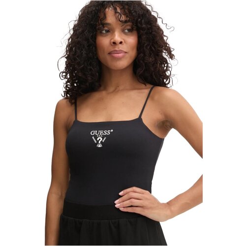 Kleidung Damen T-Shirts & Poloshirts Guess V5RP08 KCOA2 Schwarz