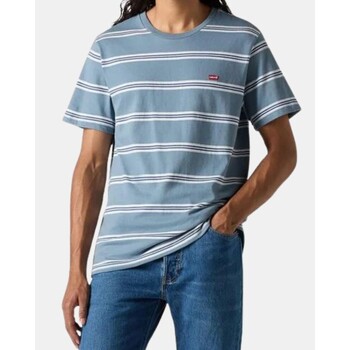 Levi's T-shirt Original Stripe Rowan Steam Blue - Größe S günstig online kaufen