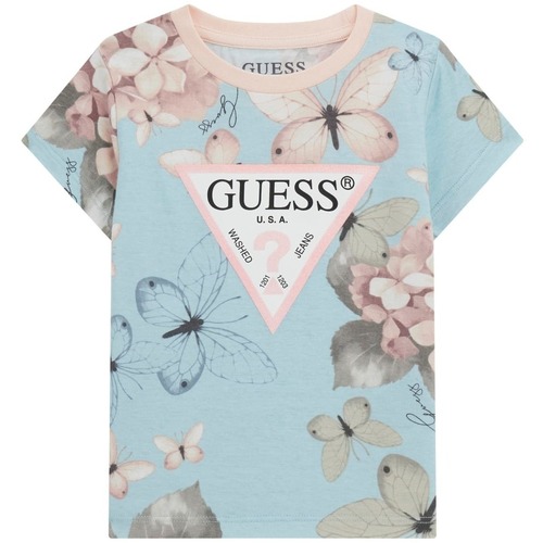 Kleidung Mädchen T-Shirts Guess K5RI15K6YW4 Marine