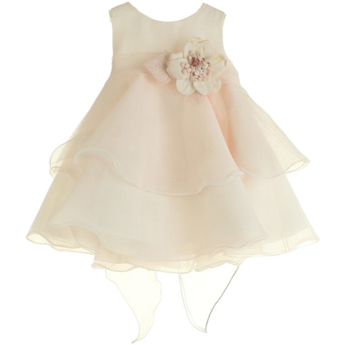Kleidung Mädchen Kurze Kleider Mimilù 304 Weiss