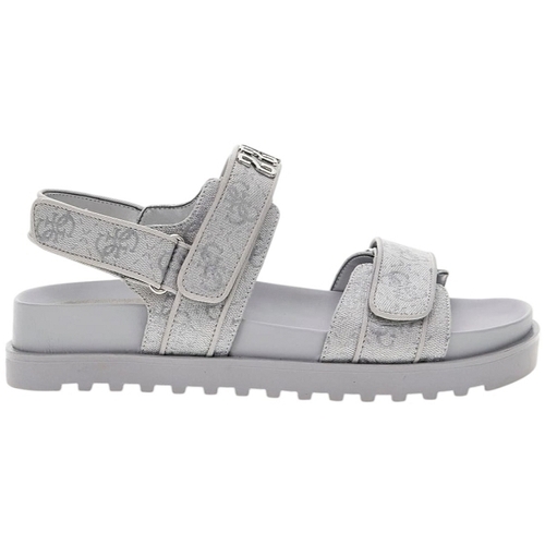 Schuhe Damen Sandalen / Sandaletten Guess FADISON SILVER Argent Silbern