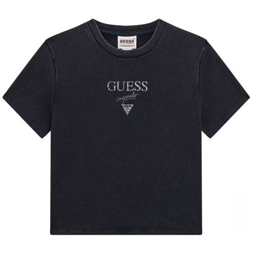 Kleidung Damen T-Shirts & Poloshirts Guess W4BI05 J1314 GO VINTAGE BAKER-F7TW DARING OCEAN Blau