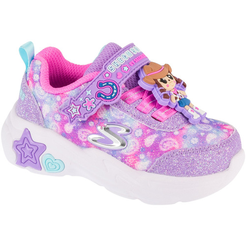 Schuhe Mädchen Sneaker Low Skechers Snuggle Sneaks - Skech Squad Rosa