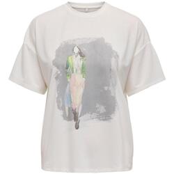 Kleidung Damen T-Shirts & Poloshirts Only  Beige
