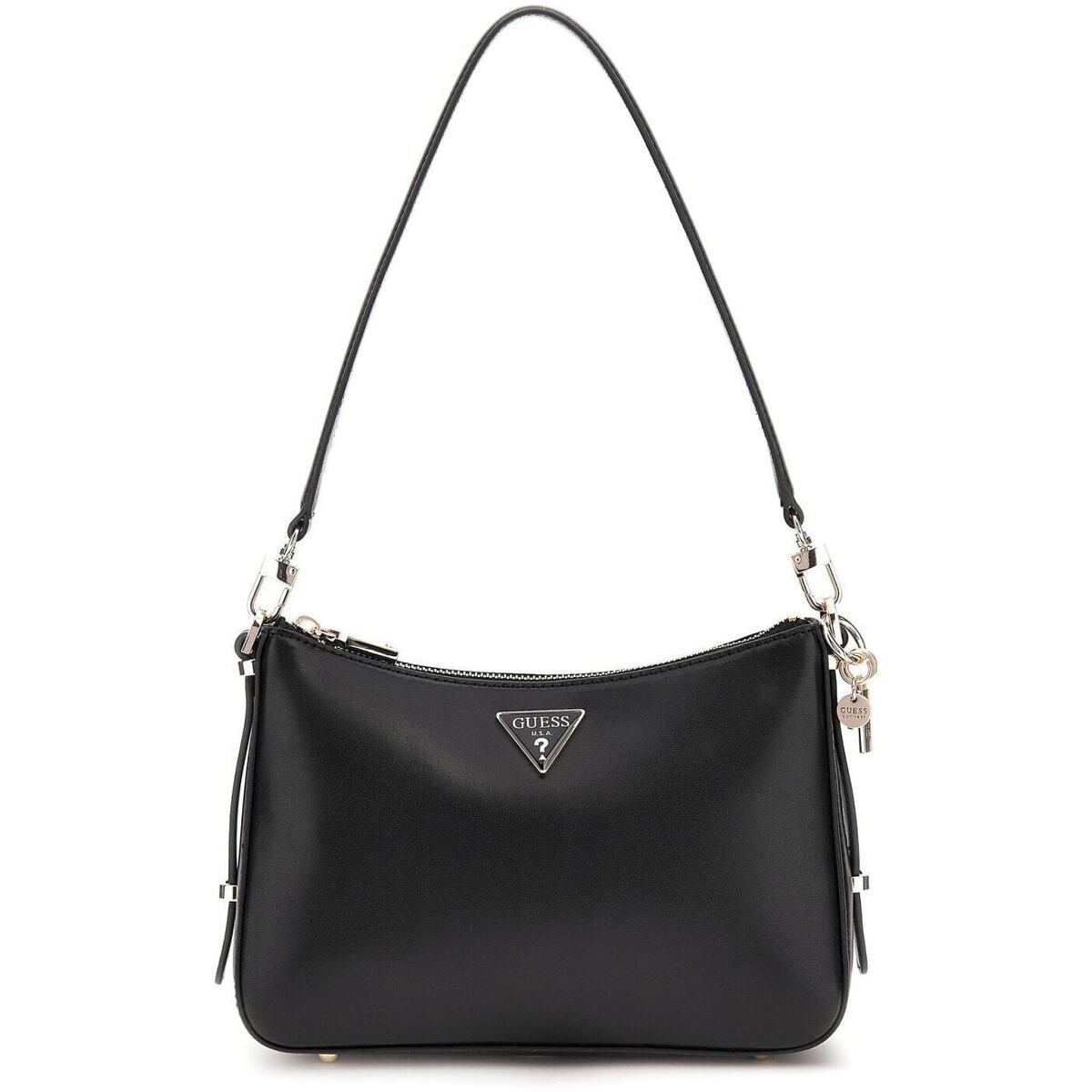 Taschen Damen Schultertaschen Guess 92610 Schwarz