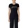 Kleidung Damen T-Shirts Guess CN SS LOGO LACE TEE W5GI04 J1314 Schwarz
