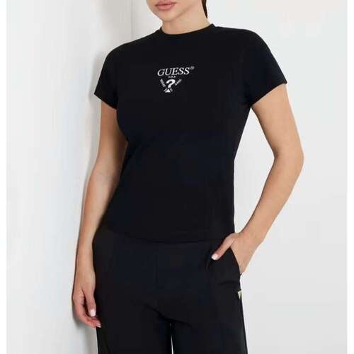 Kleidung Damen Pullover Guess  Schwarz