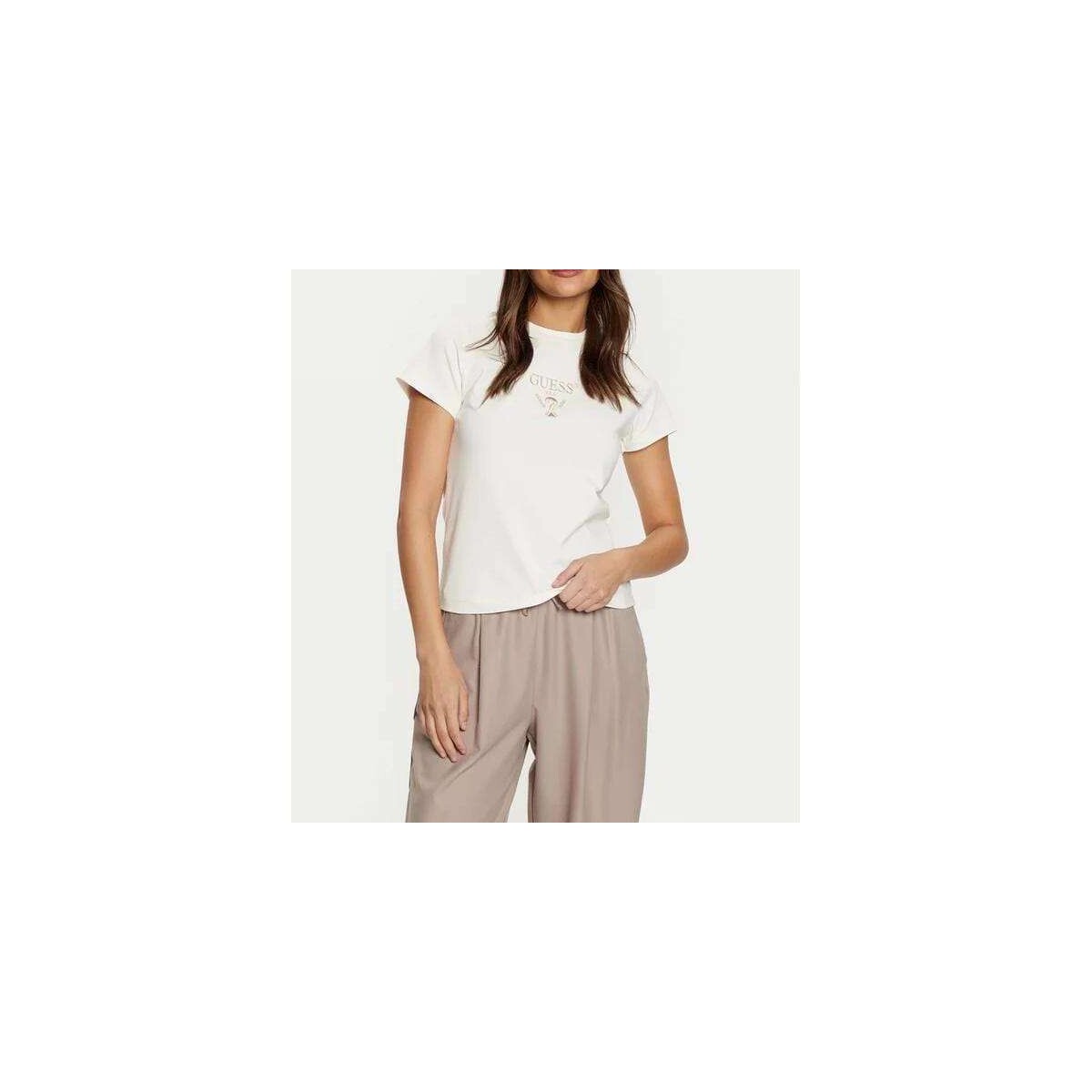 Kleidung Damen Pullover Guess  Weiss
