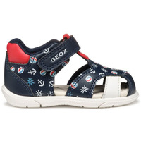 Schuhe Jungen Sandalen / Sandaletten Geox B Zapito Boy ragnetto primo passo Blau