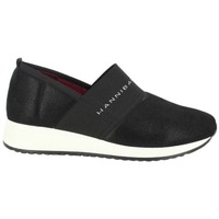 Schuhe Damen Slip on Hannibal Laguna BARI-09 Schwarz