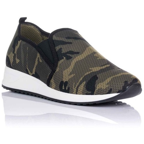 Schuhe Damen Slip on Hannibal Laguna ALOHA-01 Grün
