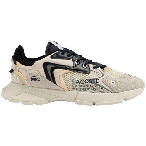 Schuhe Herren Sneaker Low Lacoste Sneakers L003 NEO 123 - Off White/Black Beige