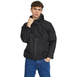 Kleidung Herren Windjacken Revolution Veste imperméable à capuche Schwarz